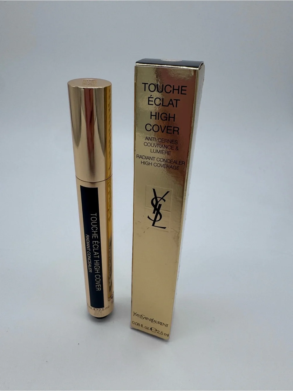 YSL Touche Éclat High Cover Radiant Concealer 0.75 Sugar NIB